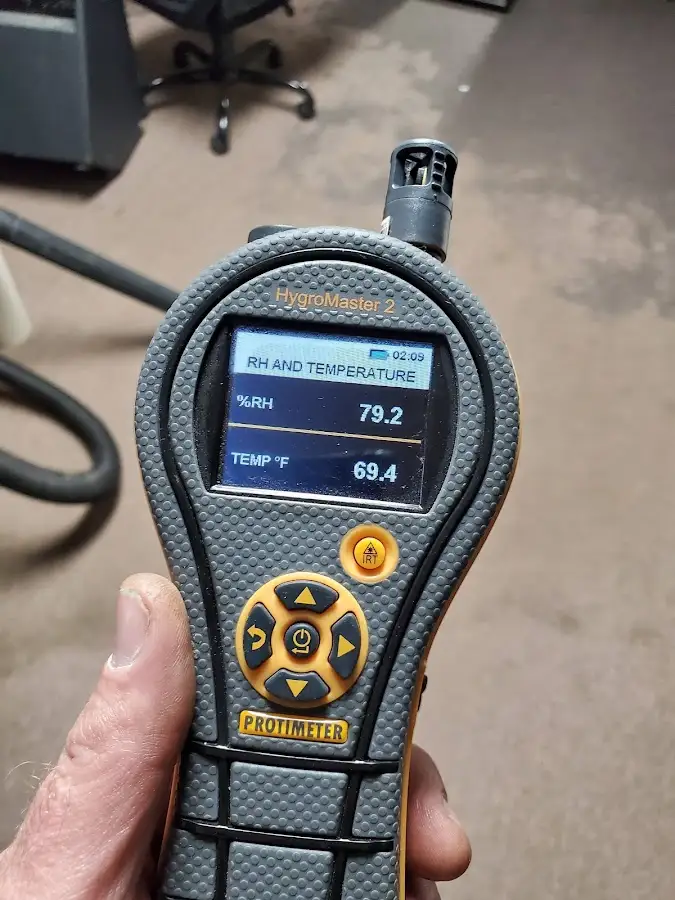 Moisture meter humidity assessment for Mold Remediation & Removal in Polson